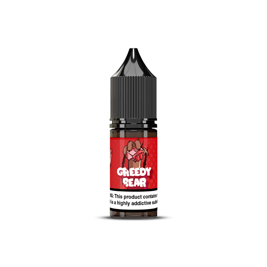 GREEDY BEAR CHUBBY CHEESECAKE 10ML SALT NICOTINE - DESSERT DRAGON FRUIT STRAWBERRY CHEESE CAKE 10MG & 20MG
