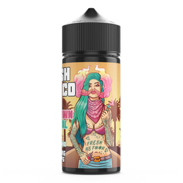 FRESH VAPE CO DOWNTOWN CENTRAL 100ML SHORTFILL E-LIQUID - FRUITY CHERRY LIME COLA MENTHOL DRINK