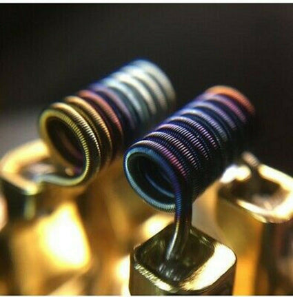 FUSED CLAPTON COILS (.10 OHMS) COILS HANDMADE BY SCOTT