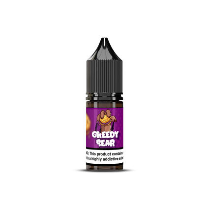 GREEDY BEAR BLOATED BLUEBERRY 10ML SALT NICOTINE - DESSERT BLUEBERRY JAM COOKIE 10MG AND 20MG