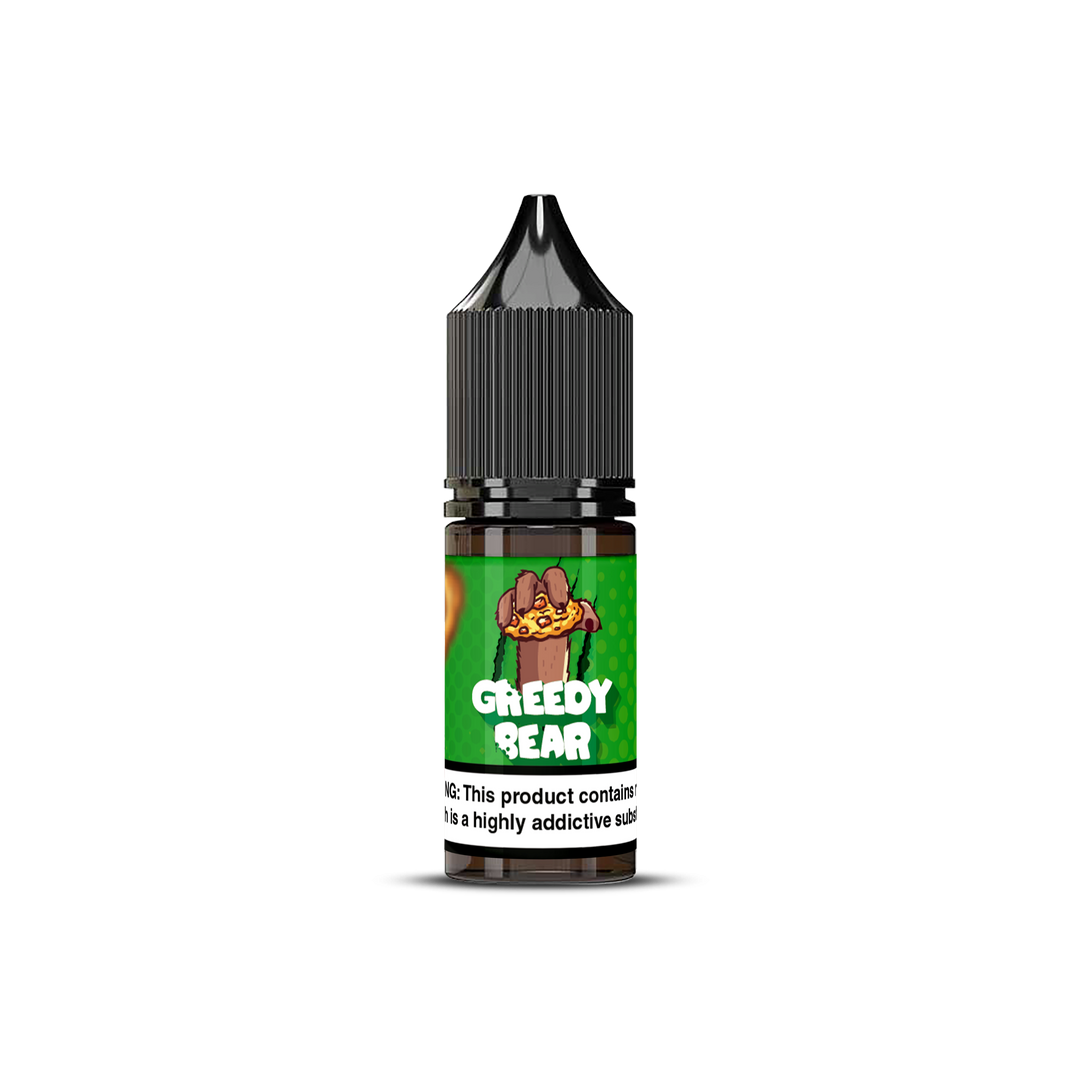 GREEDY BEAR COOKIE CRAVINGS 10ML SALT NICOTINE - DESSERT APPLE PEAR CINNAMON COOKIE 10MG & 20MG