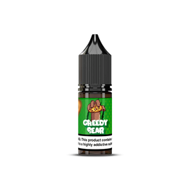 GREEDY BEAR COOKIE CRAVINGS 10ML SALT NICOTINE - DESSERT APPLE PEAR CINNAMON COOKIE 10MG & 20MG