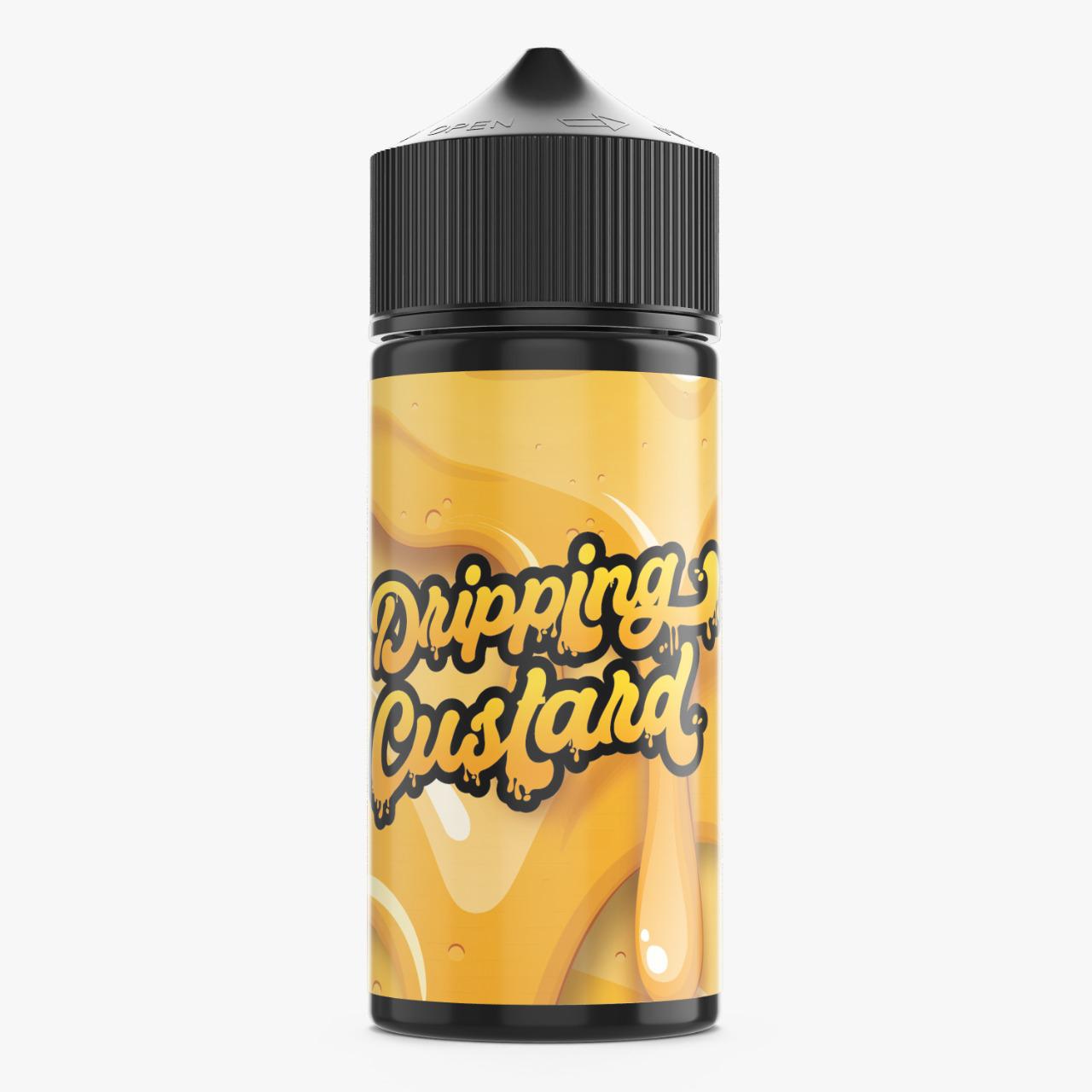 DRIPPING CUSTARD OG VANILLA 100ML SHORTFILL E-LIQUID - DESSERT CARAMEL BUTTERSCOTCH VANILLA CUSTARD
